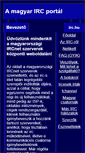 Mobile Screenshot of irc.hu
