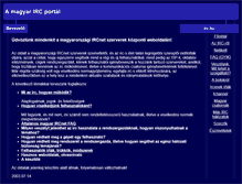 Tablet Screenshot of irc.hu